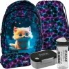 PLECAK KOTEK KOMPLET 5w1 BACKUP SZKOLNY MŁODZIEŻOWY CATS 3 WZORY